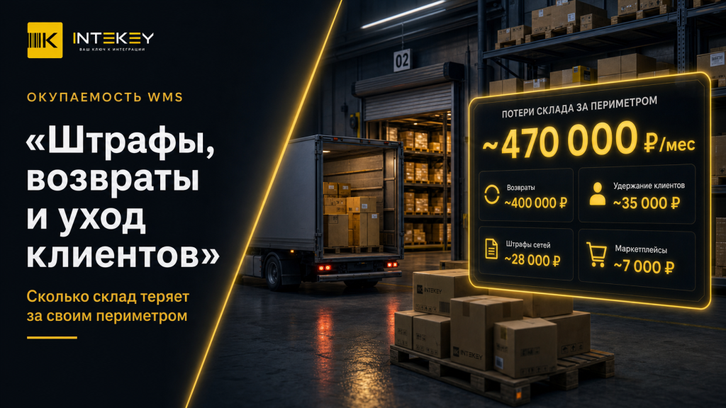 Штрафы сетей, возвраты и уход клиентов: сколько склад теряет за своим периметром и как WMS это останавливает