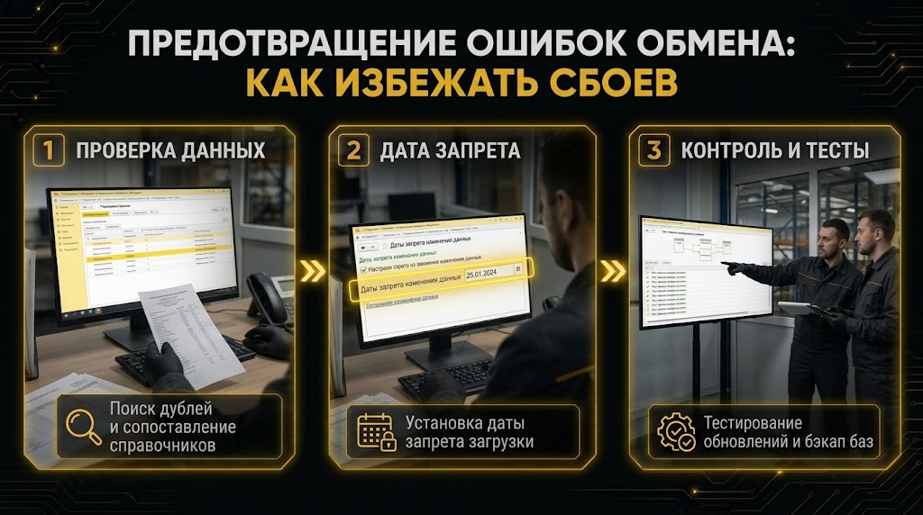 Предотвращение ошибок обмена: как избежать сбоев